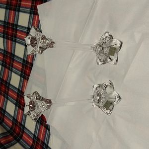 Beautiful Crystal elegant candle holders